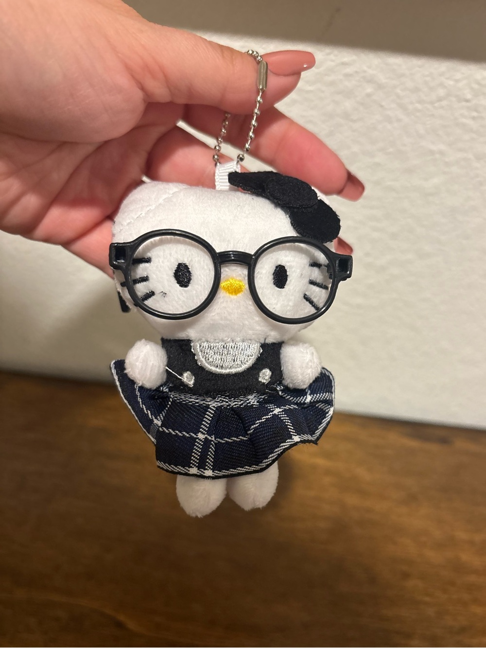 Hello Kitty Plush Keychain/Bag Charm NWOT